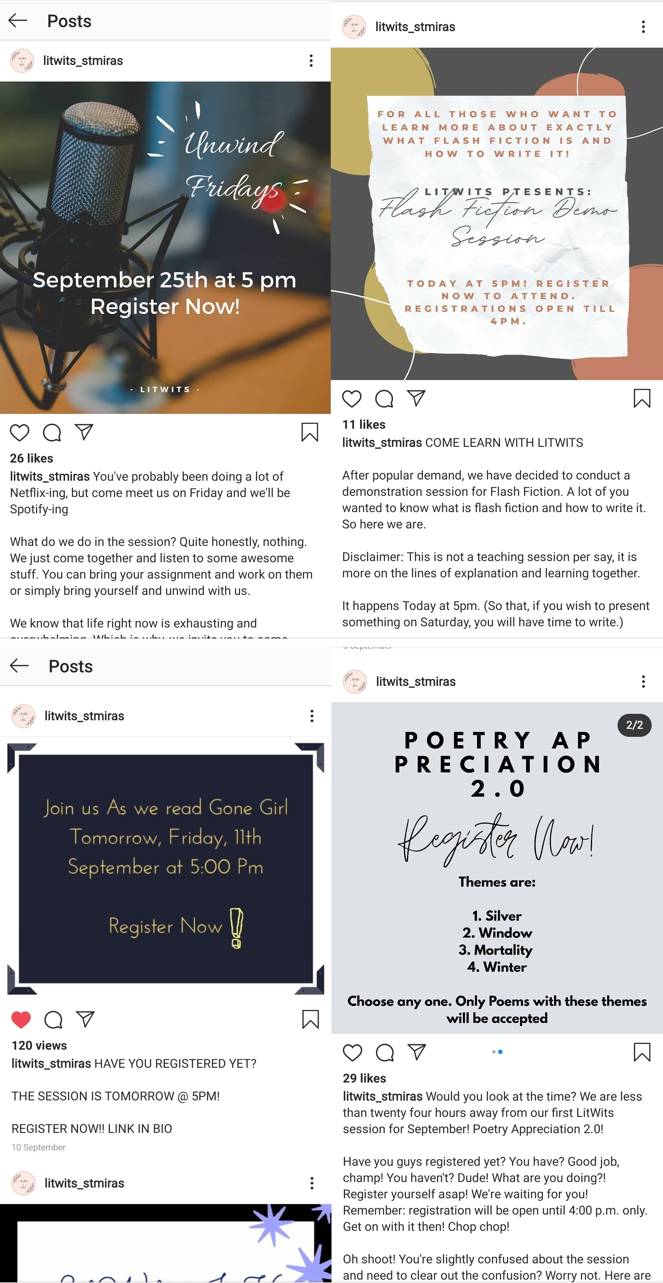 September with LitWits and JNK